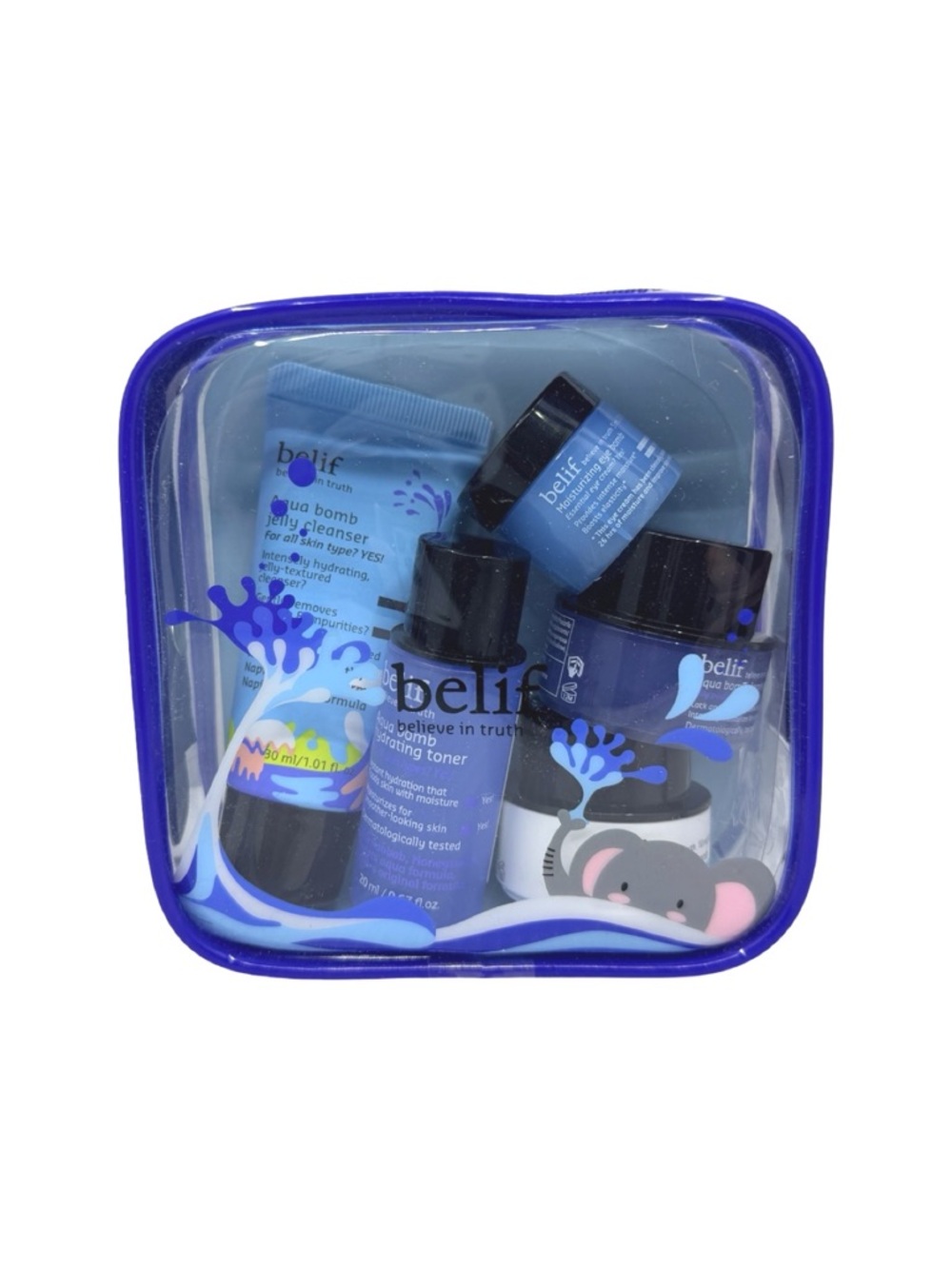 belif Aqua Hydration Rescue Kit - 5 Products - Travel Size